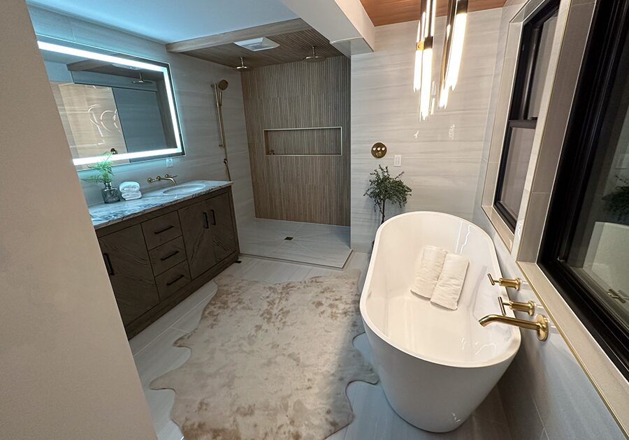 modern bathroom remodel